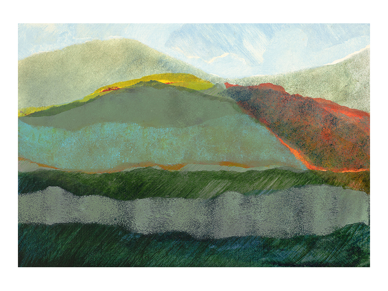 Fields to Polridmouth Bay